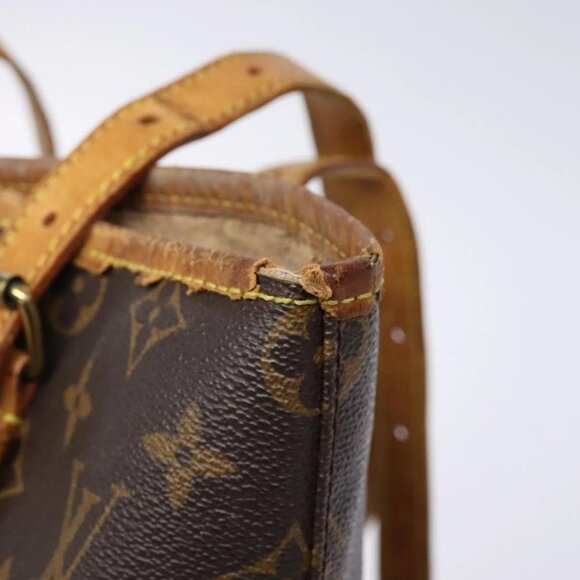 LOUIS VUITTON Monogram Bucket GM Shoulder Bag M42236 LV Auth 133357 - Picture 9 of 16